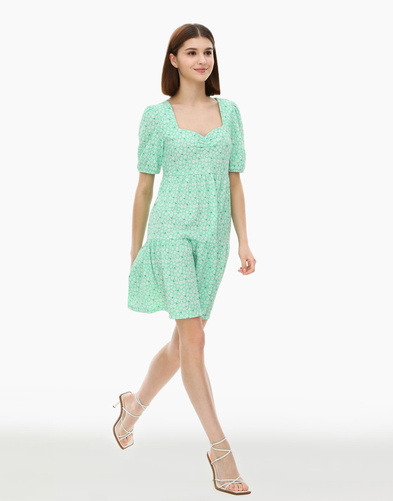 

Платье женское Gloria Jeans GDR027002 зеленое L, Зеленый, GDR027002