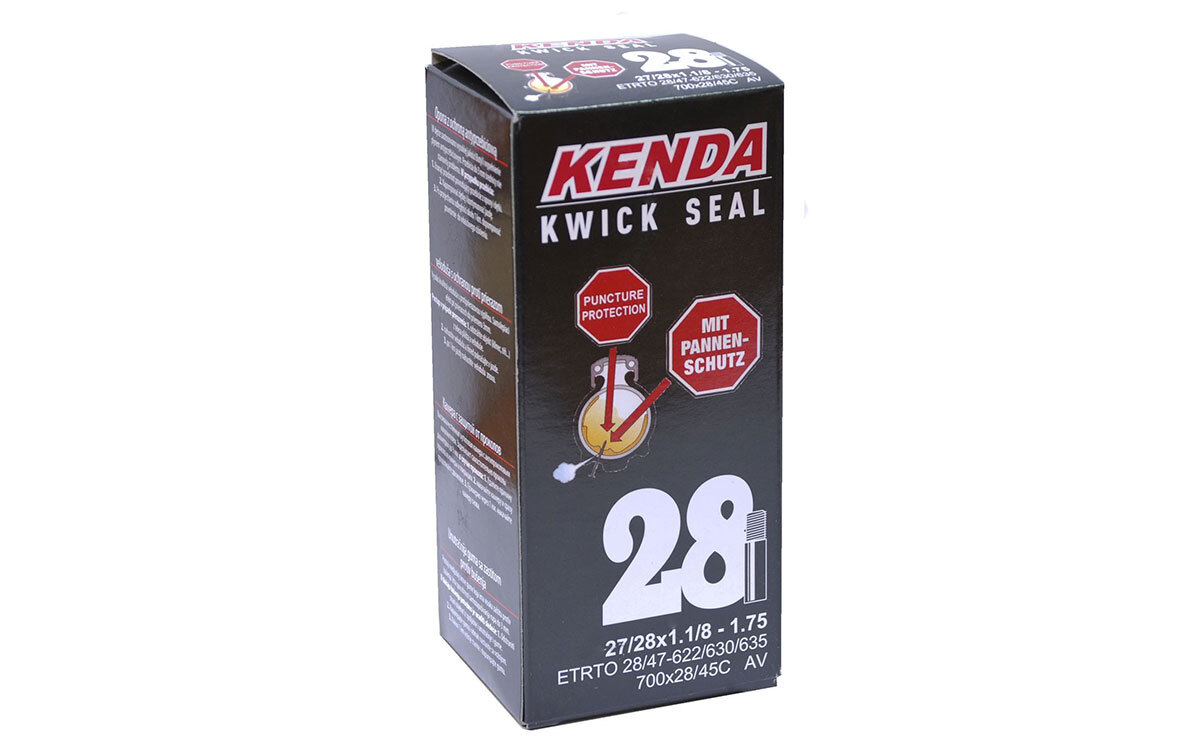 

Камера KENDA 28 (700х28/45С) антипрокольная с герм. авто, Черный