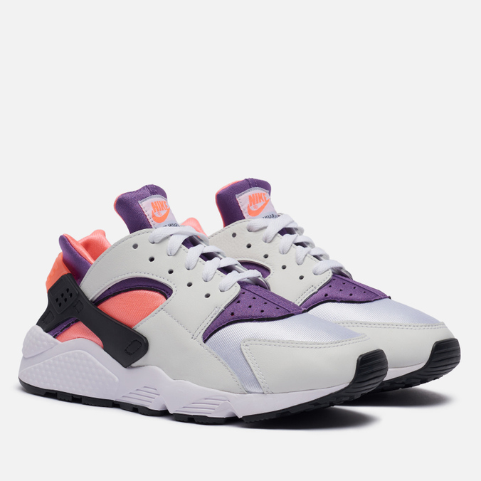 фото Кроссовки женские nike air huarache bright mango белые 9 us