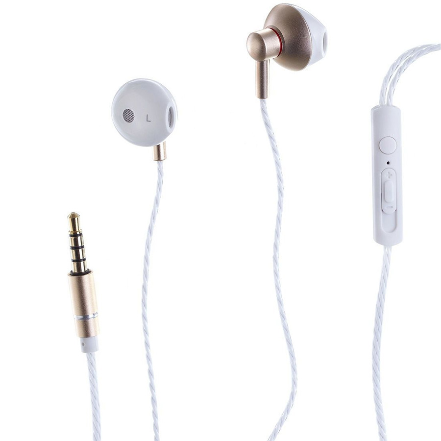 

Наушники Borofone BM14 Skymelody In-Line Gold