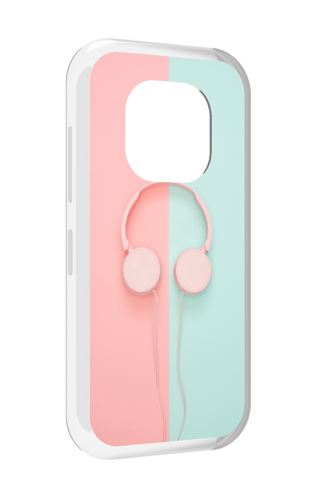 

Чехол MyPads наушники-минимализм для Doogee V20, Прозрачный, Tocco
