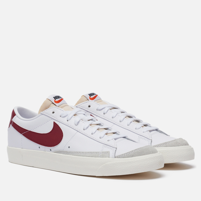 фото Кроссовки мужские nike blazer low 77 vintage белые 9 us