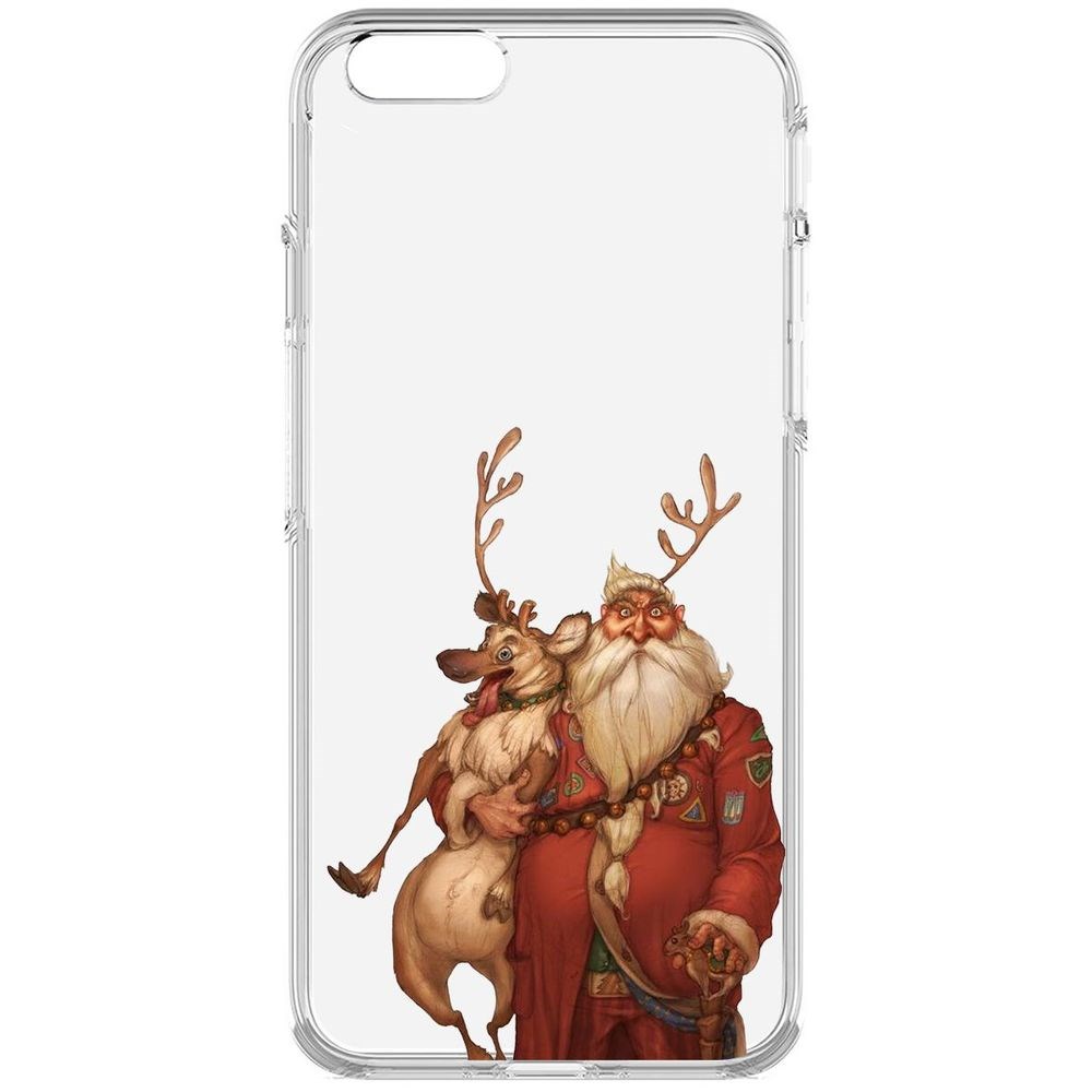 

Чехол-накладка Krutoff Clear Case К-команда для iPhone 6S