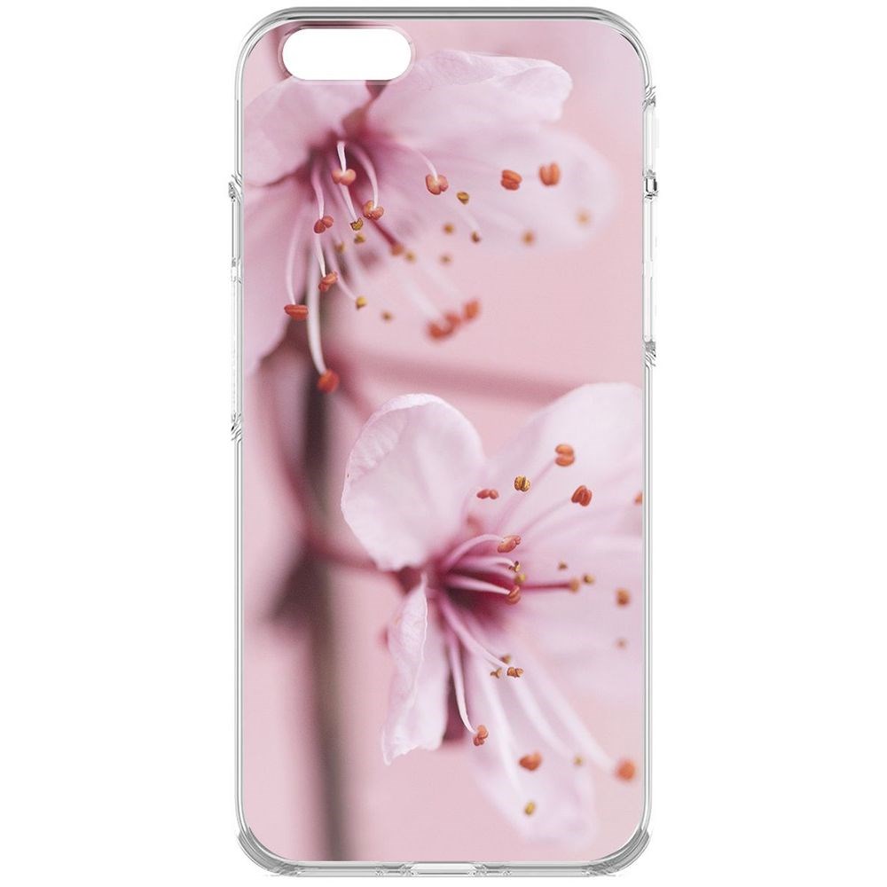 

Чехол-накладка Krutoff Clear Case Весна для iPhone 6S, Прозрачный