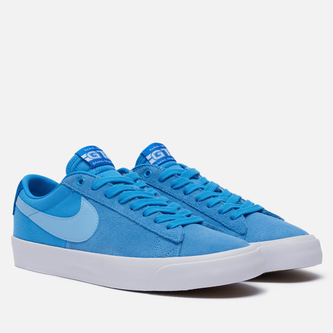 

Кеды женские Nike SB Zoom Blazer Low Pro GT El Camino голубые 39 EU, Zoom Blazer Low Pro GT El Camino