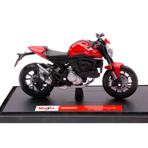 Мотоцикл Maisto Ducati Monster+, 118 39300 красный