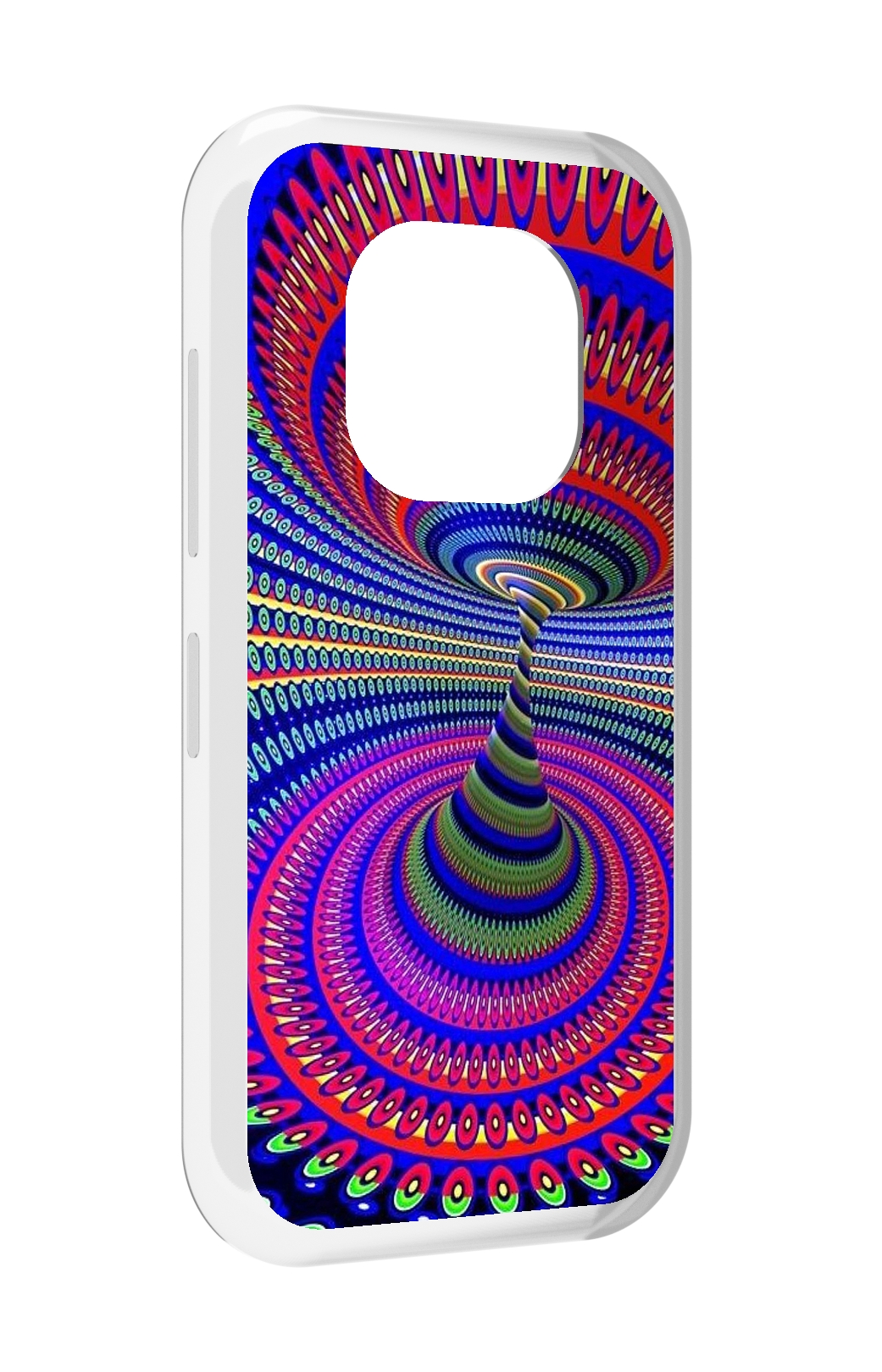 

Чехол MyPads оптическая иллюзия для Doogee V20, Прозрачный, Tocco