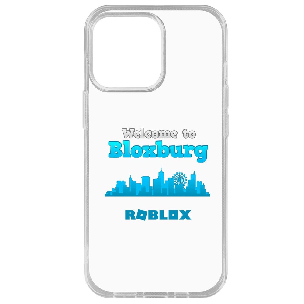 

Чехол-накладка Krutoff Clear Case Roblox-Блоксбург для iPhone 14 Pro Max, Прозрачный