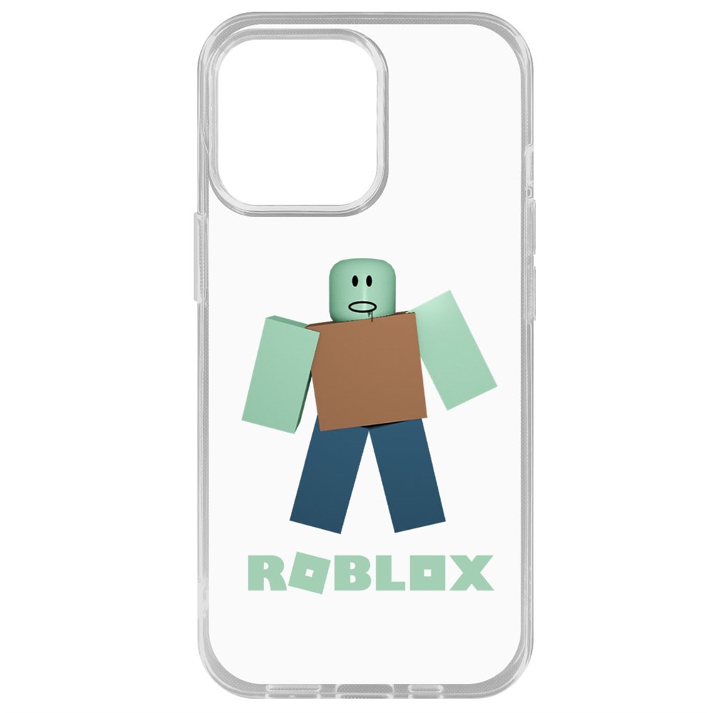 

Чехол-накладка Krutoff Clear Case Roblox-Зомби для iPhone 14 Pro Max, Прозрачный