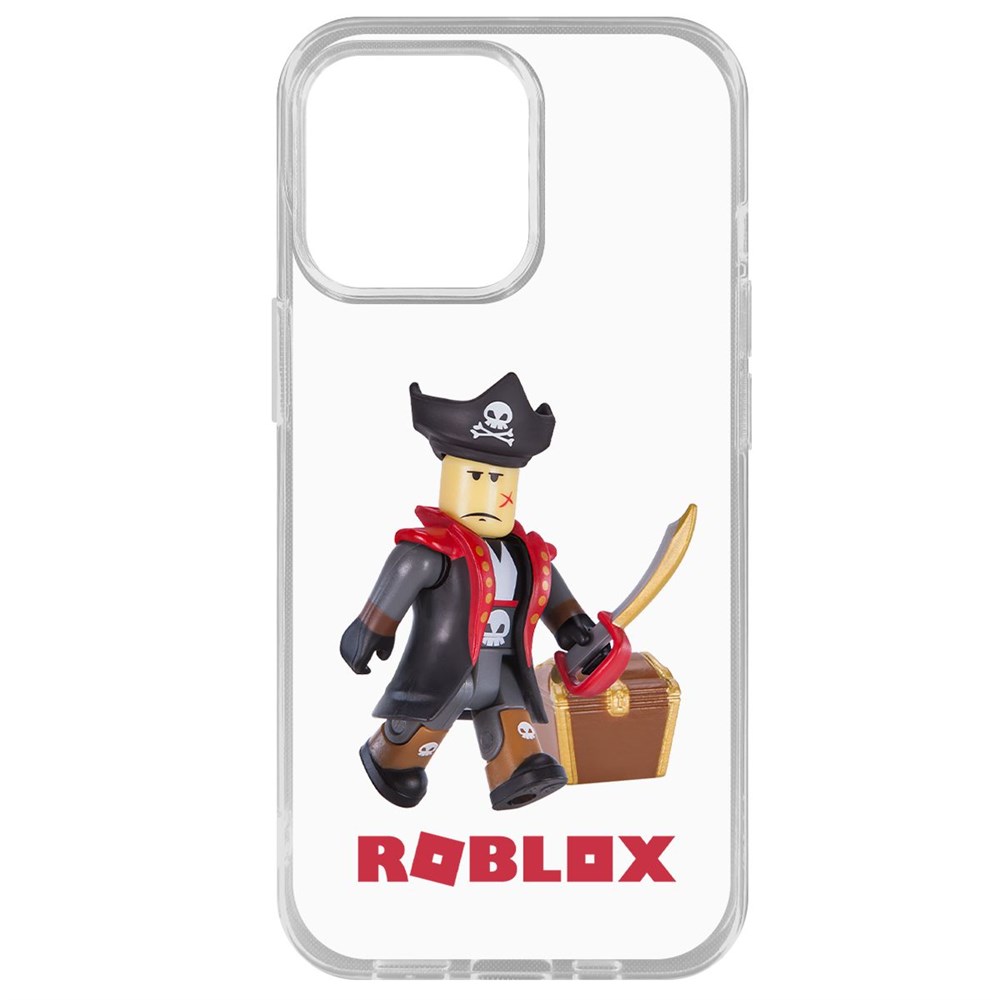 

Чехол-накладка Krutoff Clear Case Roblox-Капитан Ярость для iPhone 14 Pro Max, Прозрачный