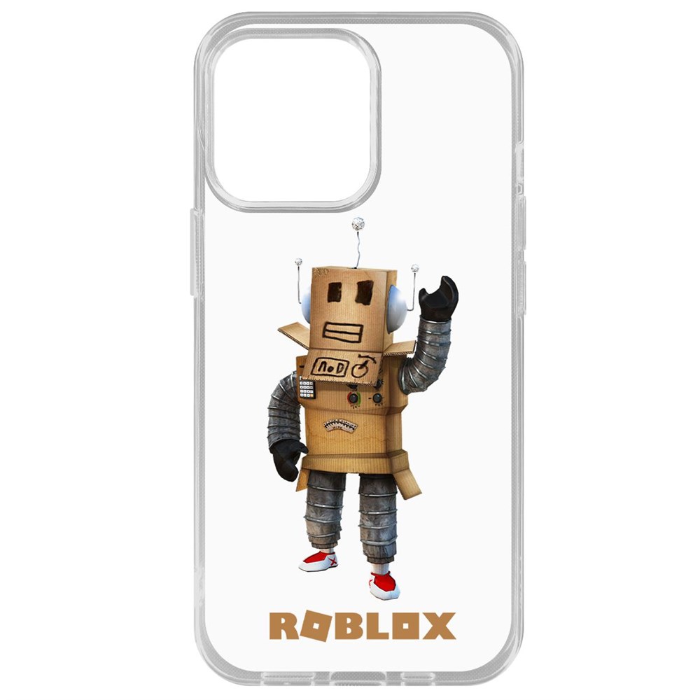

Чехол-накладка Krutoff Clear Case Roblox-Мистер Робот для iPhone 14 Pro Max, Прозрачный