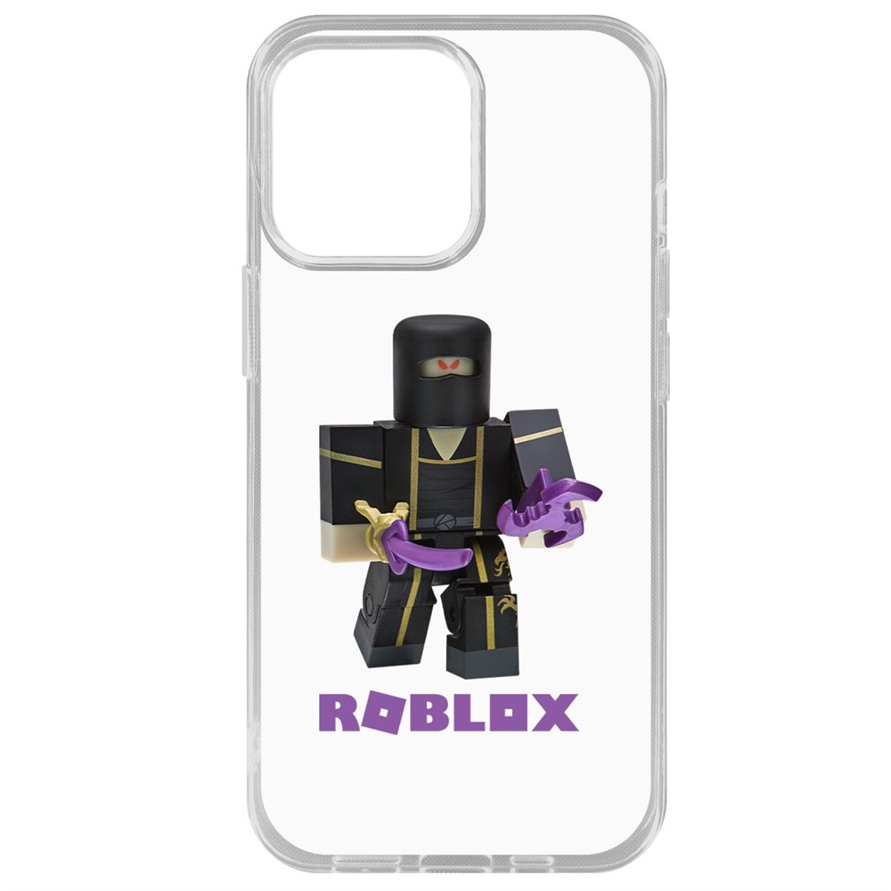 

Чехол-накладка Krutoff Clear Case Roblox-Ниндзя Ассасин для iPhone 14 Pro Max, Прозрачный