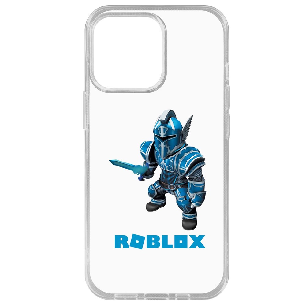 

Чехол-накладка Krutoff Clear Case Roblox-Рыцарь Алар для iPhone 14 Pro Max, Прозрачный