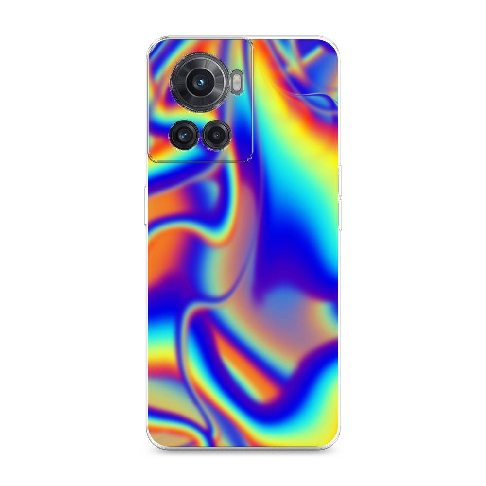 

Чехол на OnePlus 10R "Яркая голограмма", Разноцветный, 153050-3