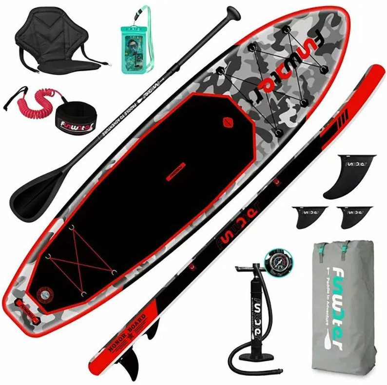 SUP-борд FunWater Honor 330x84x15 см red