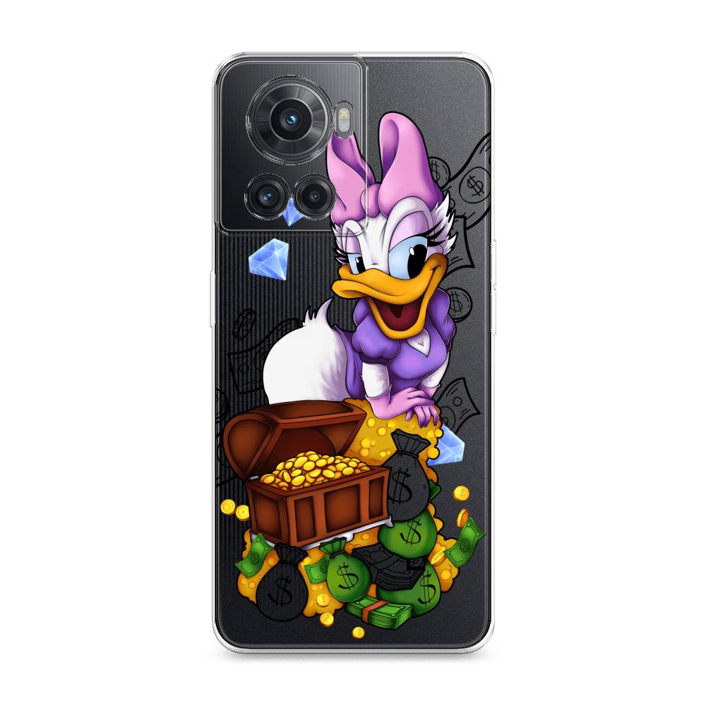 

Чехол на OnePlus 10R "Rich Daisy Duck", Коричневый;белый;фиолетовый, 153050-6