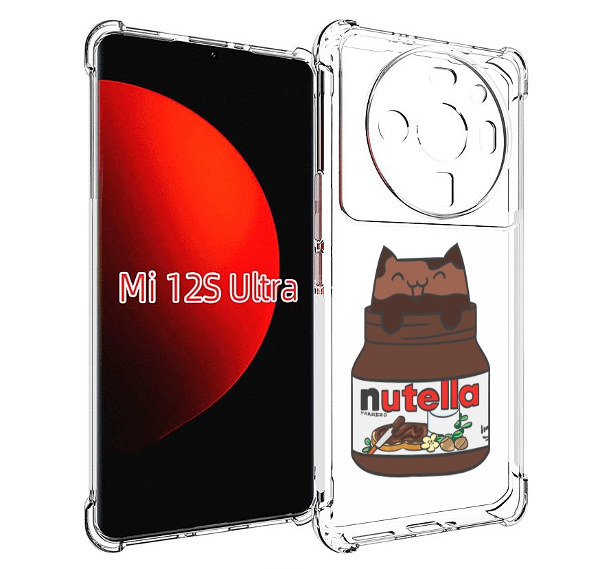

Чехол MyPads кошечка-в-нутелле для Xiaomi 12S Ultra, Прозрачный, Tocco