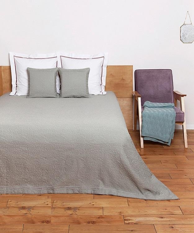 

Покрывало хлопковое LUXBERRY 06252 NOTTING HILL зеленая глина 240х260