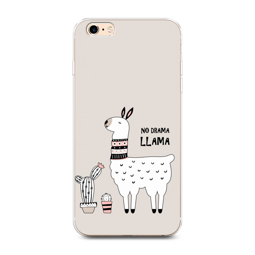 

Чехол Awog на Apple iPhone 6 Plus / Айфон 6 Plus "No drama LLama", Разноцветный, 10550-2