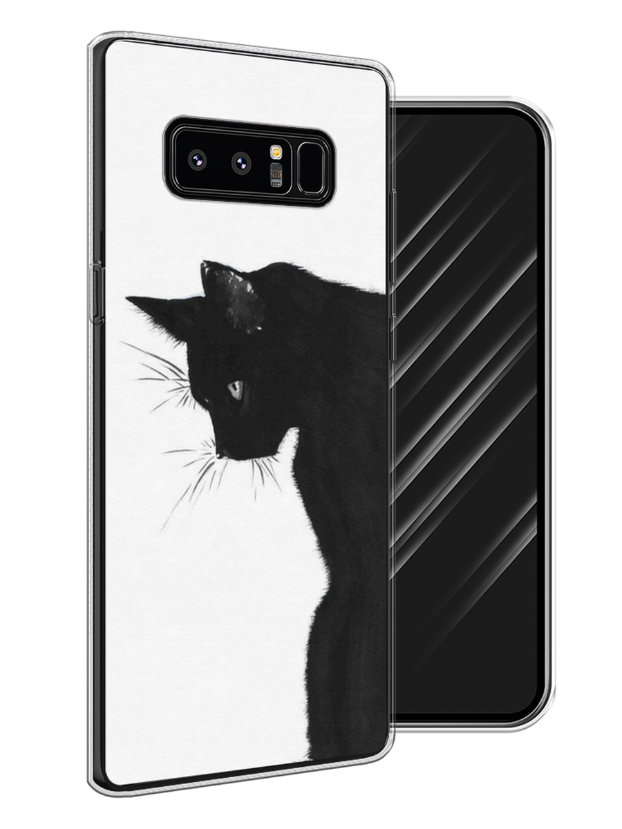 

Чехол Awog на Samsung Galaxy Note 8 "Black cat", Черный;белый, 25250-1