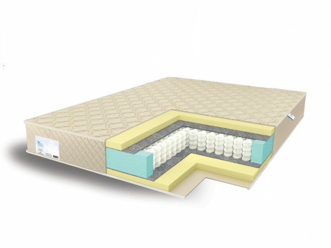 

Матрас Comfort Line Memory4 TFK 185х200, Бежевый;белый;серый;серебристый, Memory4 TFK