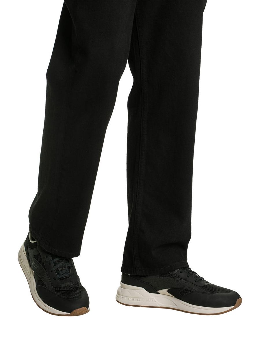 

Кроссовки мужские BOSS 001400198 черные 44 EU, Черный, 001400198