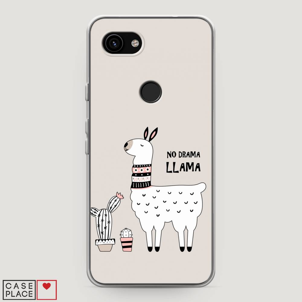 

Чехол Awog на Google Pixel 3a "No drama LLama", Разноцветный, 270150-2