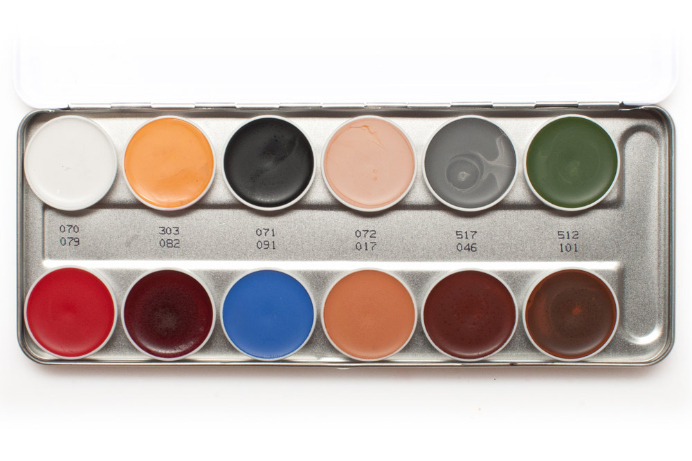 Грим кремообразный на жировой основе в палитре/Supracolor Palette 12 colors 40 мл. (Цв: B)
