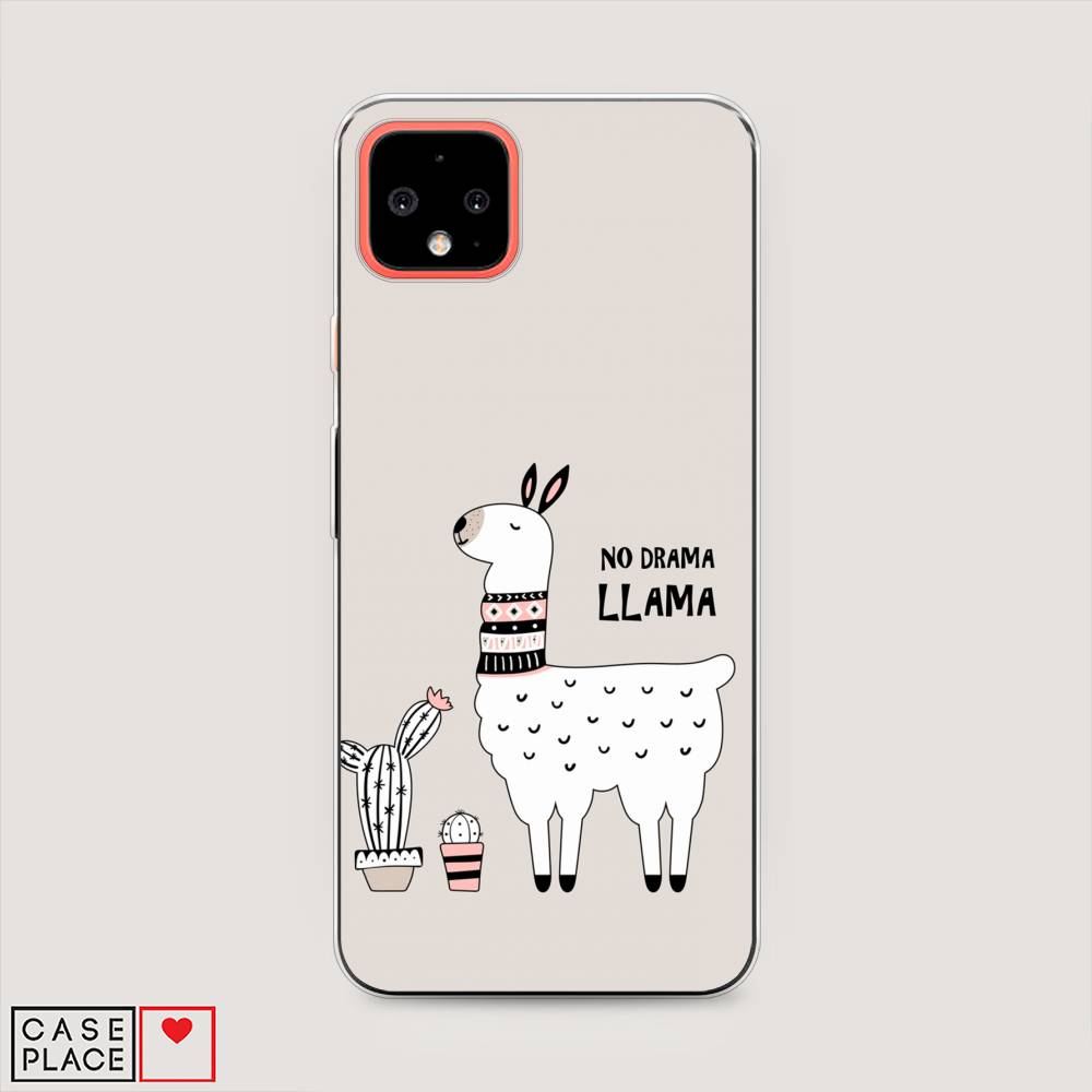 

Чехол Awog на Google Pixel 4 XL "No drama LLama", Разноцветный, 270550-2