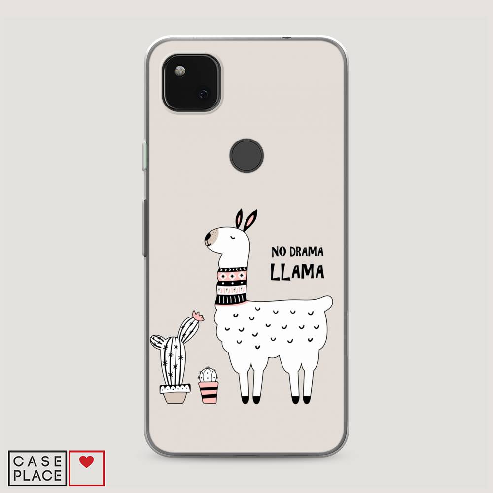 

Чехол Awog на Google Pixel 4A "No drama LLama", Разноцветный, 270650-2