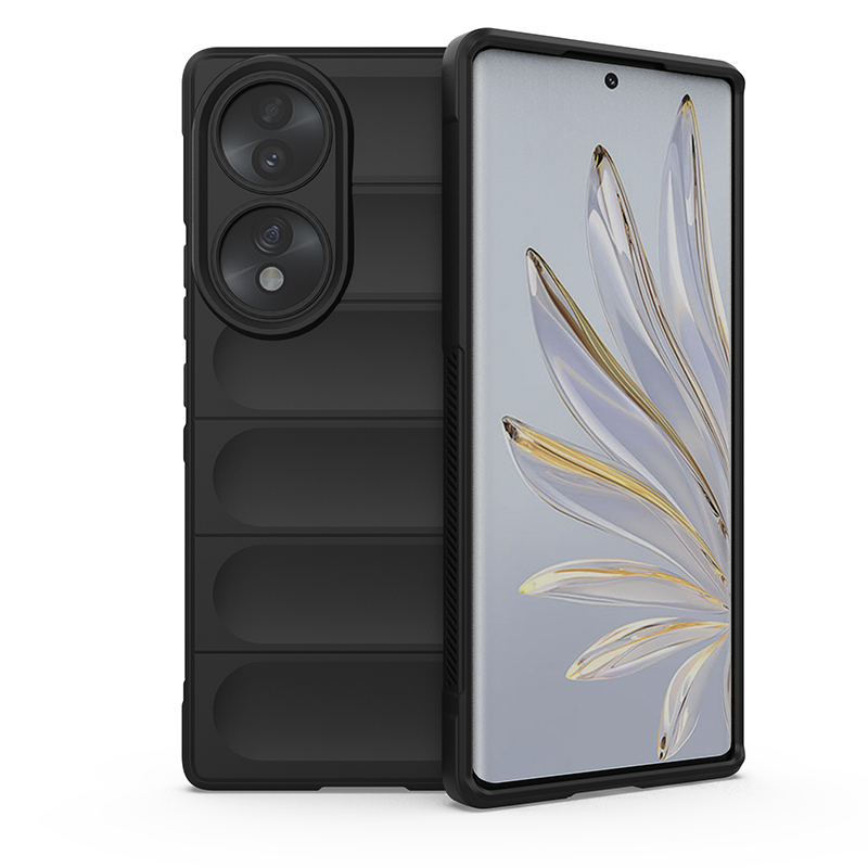 

Противоударный чехол Flexible Case для Honor 70, черный, Flexible Case