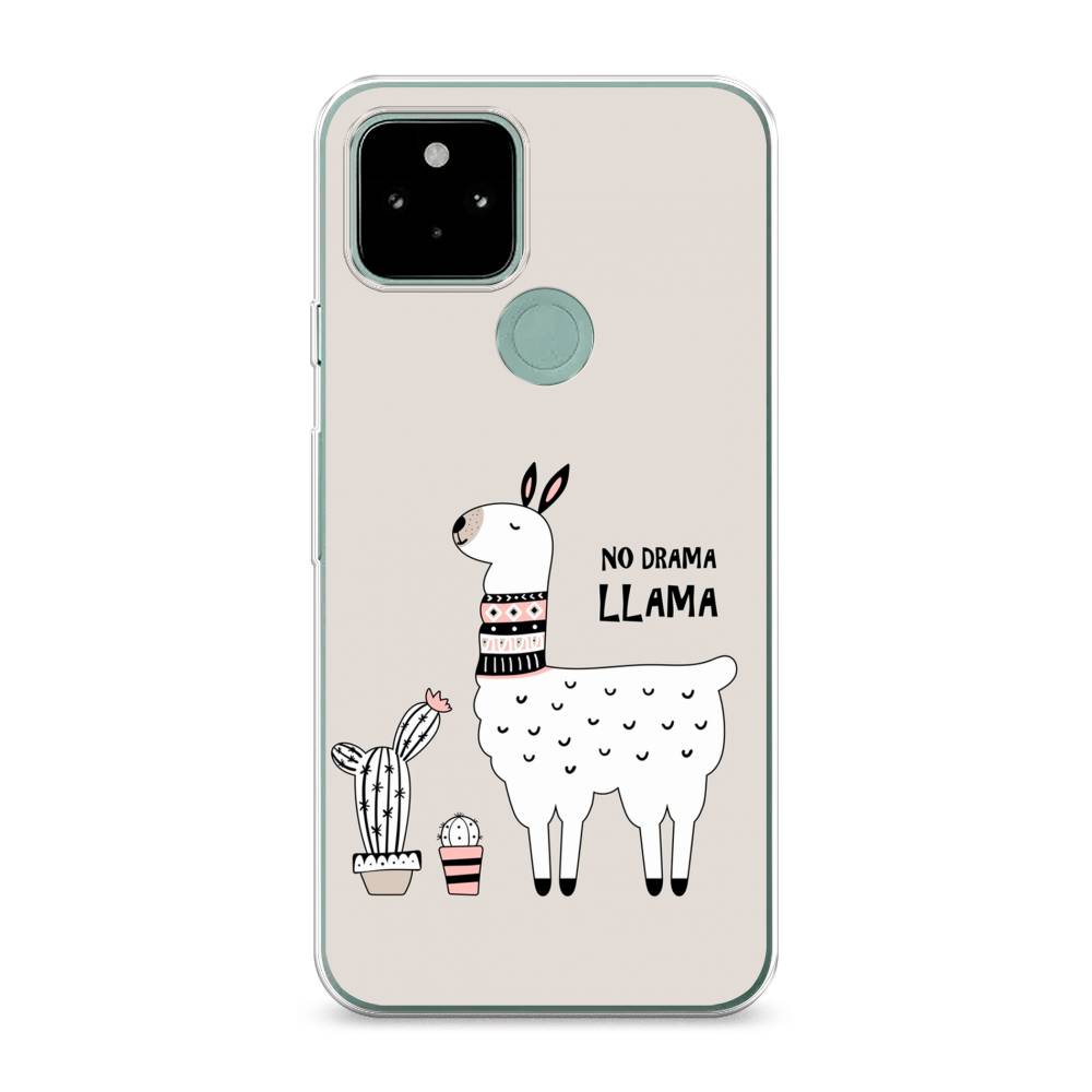 

Чехол Awog на Google Pixel 5A "No drama LLama", Разноцветный, 271050-2