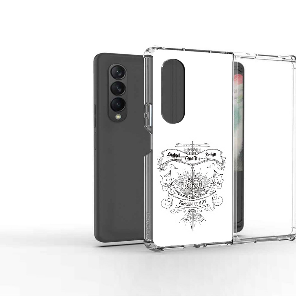 

Чехол MyPads Tocco для Samsung Galaxy Z Fold2 логотип 1851 год, Прозрачный, Tocco
