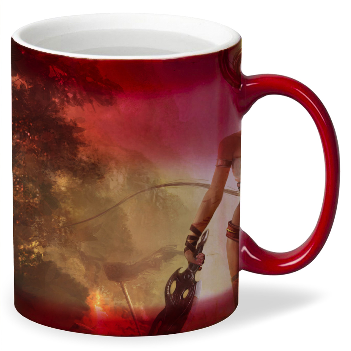 

Кружка CoolPodarok heavenly sword Рыжеволосая Девушка с двумя клинками