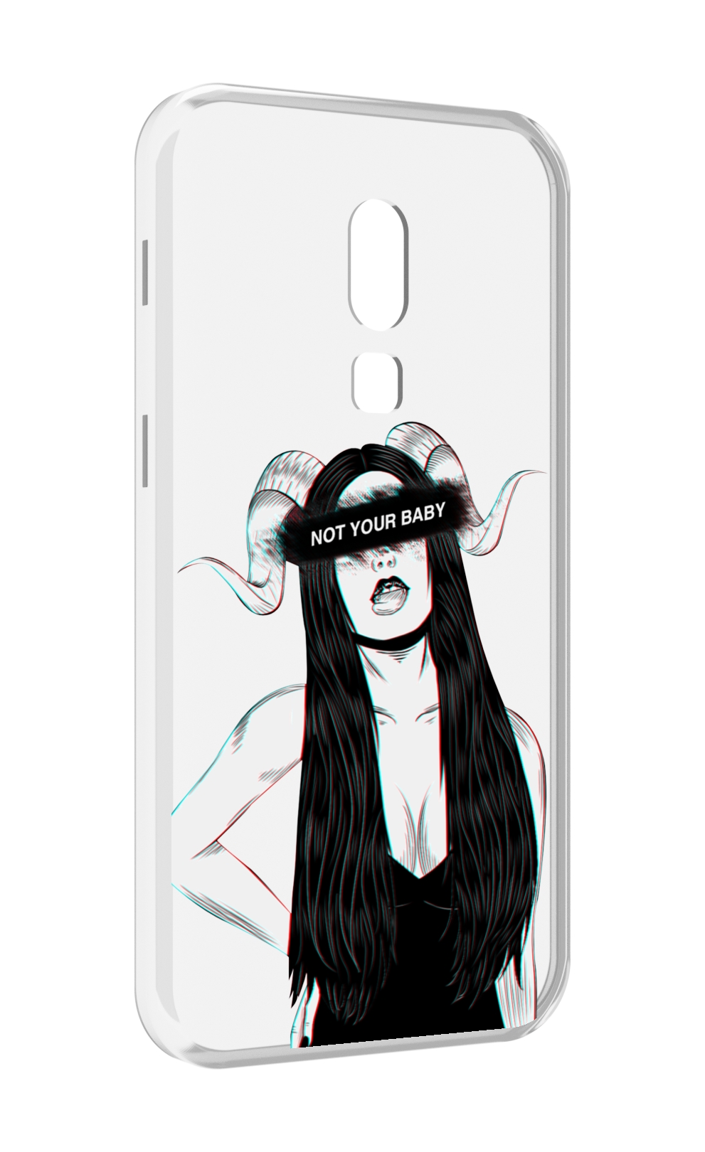 

Чехол Mypads Not-Your Для Meizu V8, Прозрачный, Tocco
