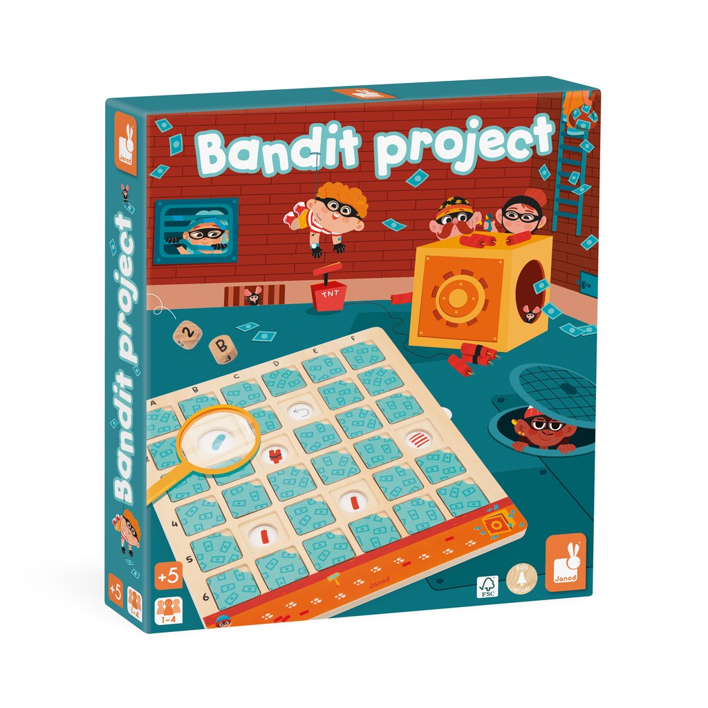 

Игра настольная Janod Бандит, Игра настольная "Бандит"