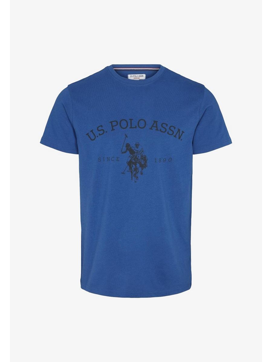 

Футболка мужская U.S. POLO Assn. US222O00T синяя S, Синий, US222O00T