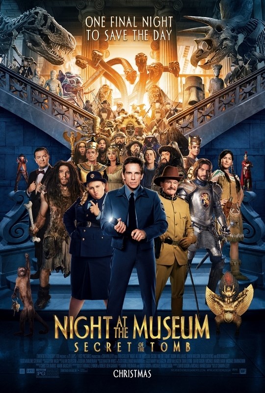 

Постер к фильму "Ночь в музее: Секрет гробницы" (Night at the Museum Secret of the Tomb) A