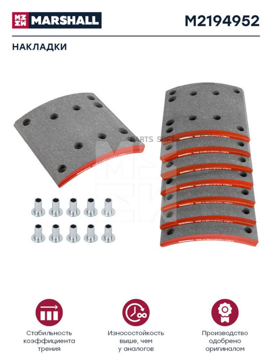 

Накладки торм. компл. HCV