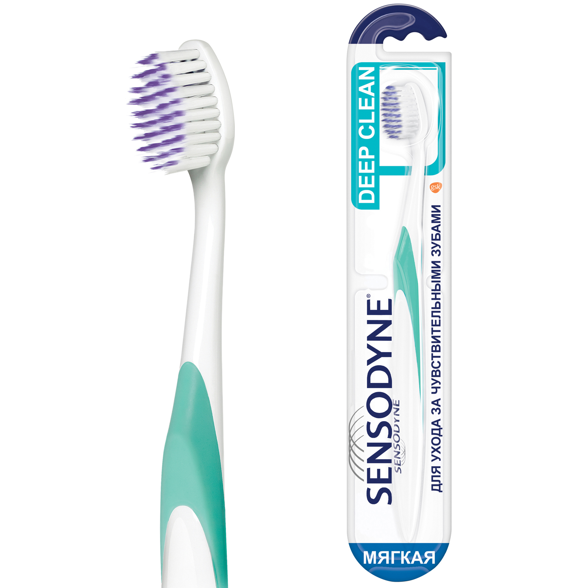 Купить Зубная щетка Sensodyne Deep Clean, для чувствительных зубов, мягкая