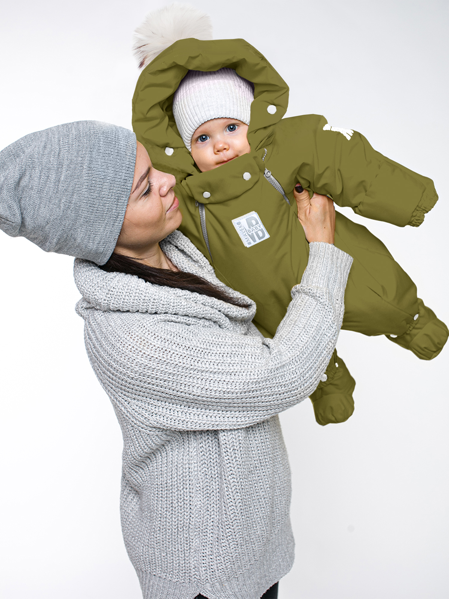 

Комбинезон детский Malek-Baby 163шм/1, Оливковый, 80, Зеленый, 163шм/1