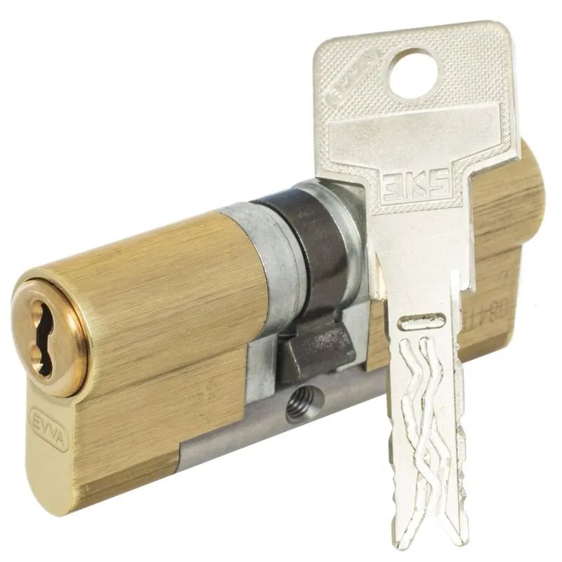 

Цилиндр EVVA 3KS кл/кл 122мм (56+66) , латунь, Золотистый, 3KS