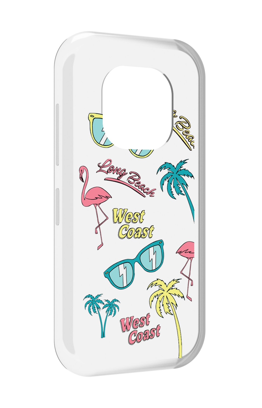 

Чехол задняя-панель-накладка-бампер MyPads пляжные-декорации для Doogee V20 противоударный, Прозрачный, Tocco