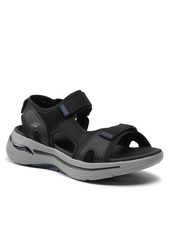 

Сандалии Go Walk Arch Fit Sandal 229021/BKNV Skechers Черный 42 EU, Go Walk Arch Fit Sandal 229021/BKNV