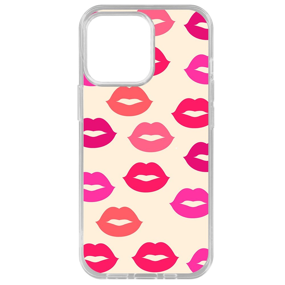 

Чехол-накладка Krutoff Clear Case Губы паттерн 1 для iPhone 14 Pro Max