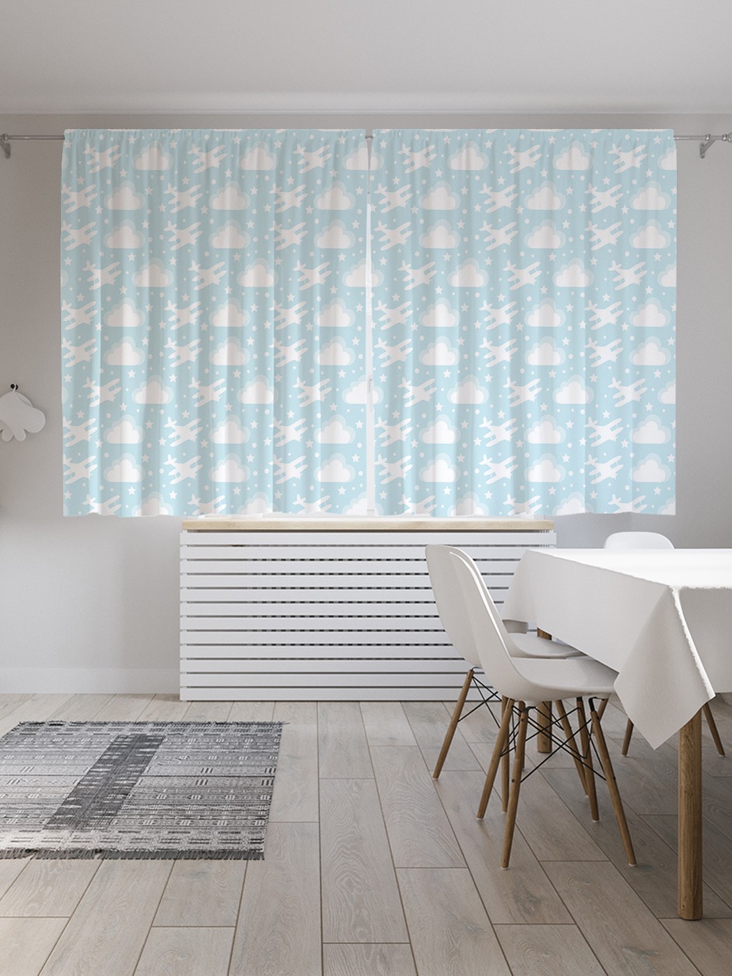 

Шторы JoyArty с фотопечатью "Самолеты в звездном небе" из сатена, 290х180 см, Самолеты в звездном небе