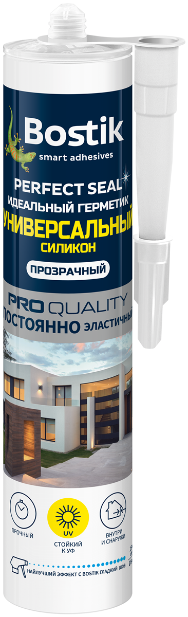 Герметик BOSTIK Perfect Seal Универсальный силикон прозрачный 280мл