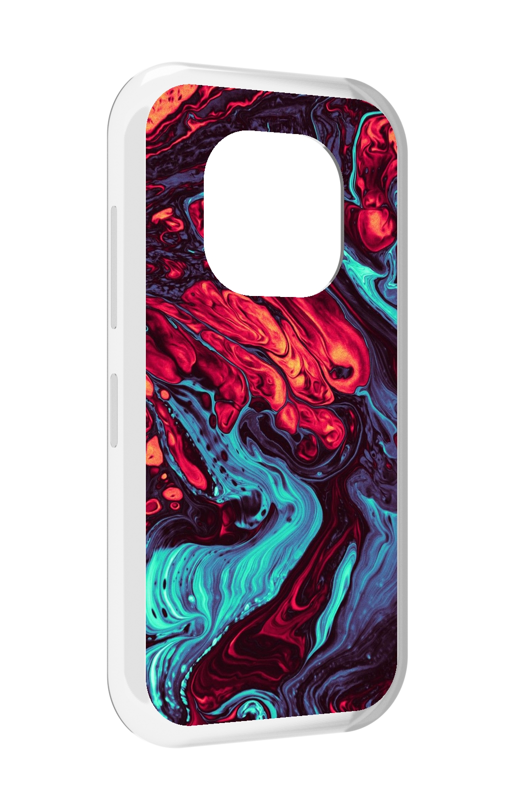 

Чехол MyPads разбавленная краска для Doogee V20, Прозрачный, Tocco