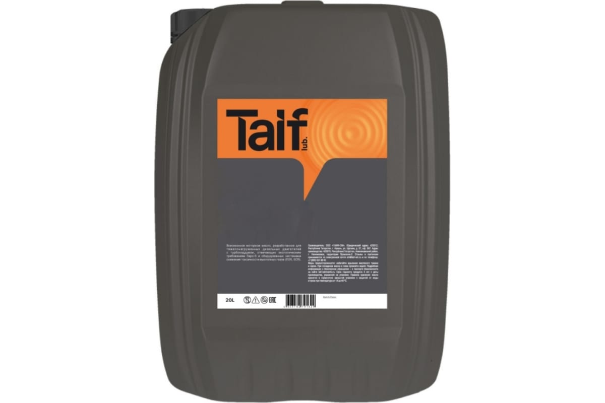 

Моторное масло Taif синтетическое Intra 10W40 20л, Taif
