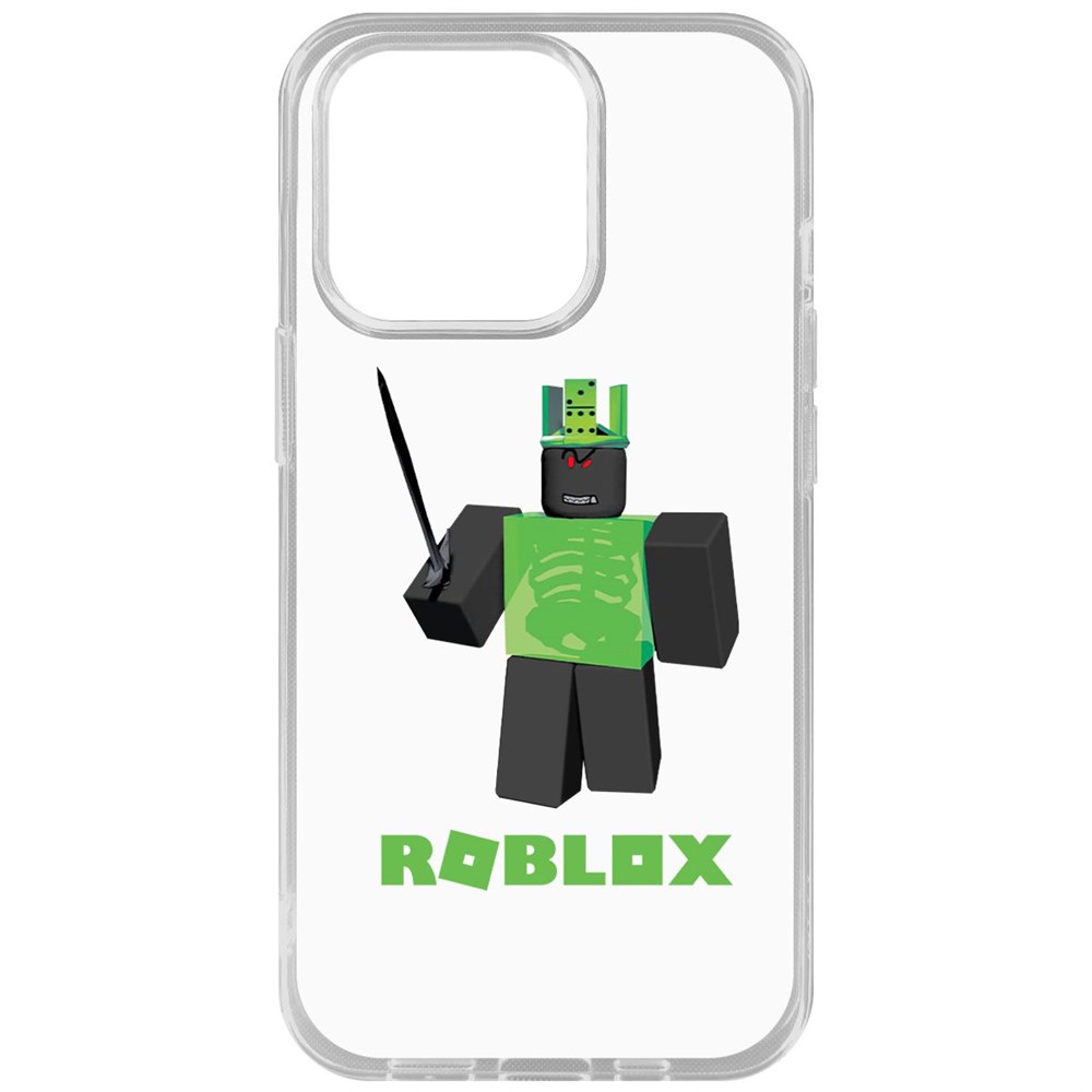 

Чехол-накладка Krutoff Clear Case Roblox-1x1x1x1x1 для iPhone 14 Pro, Прозрачный